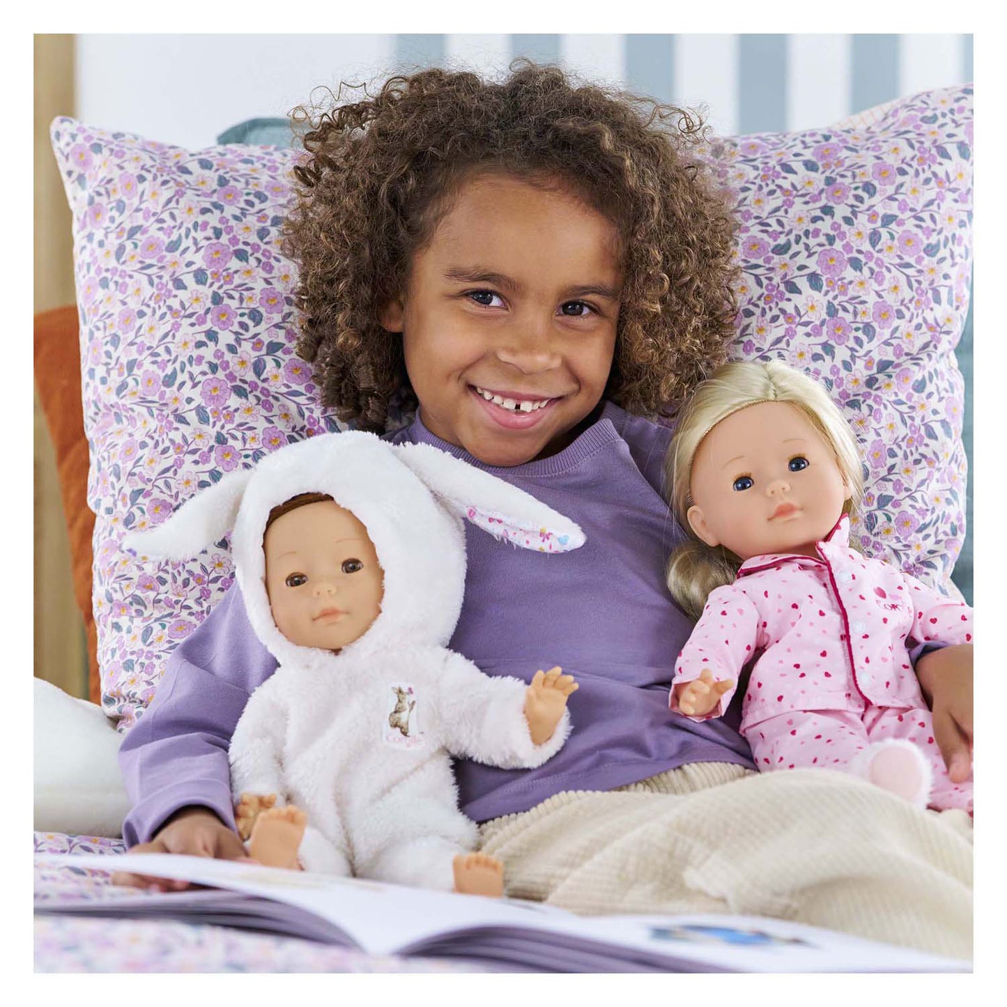 Corolle Ma poppenpyjama konijn - met oortjes - 36cm