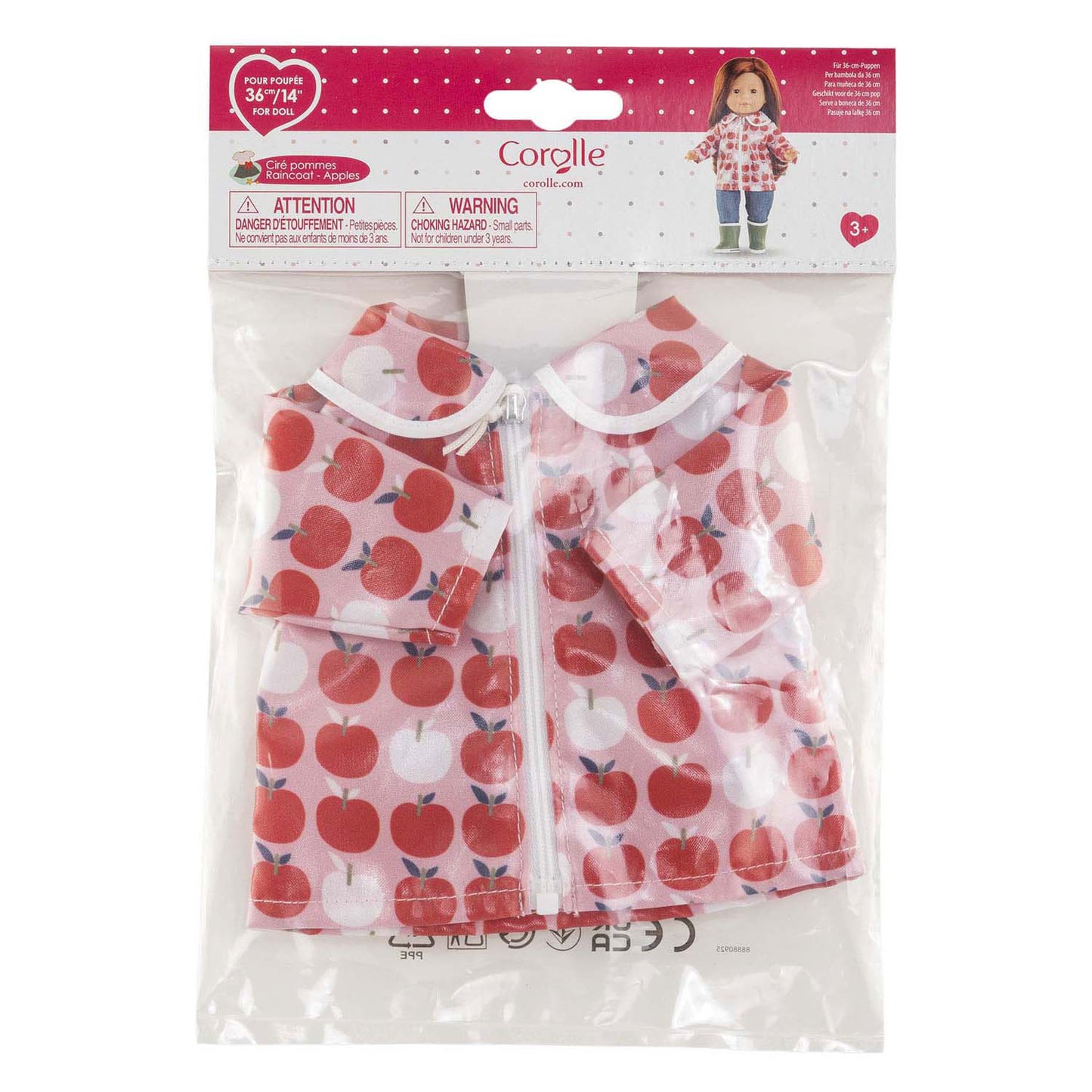 Corolle Ma poppen regenjas appels - 36cm