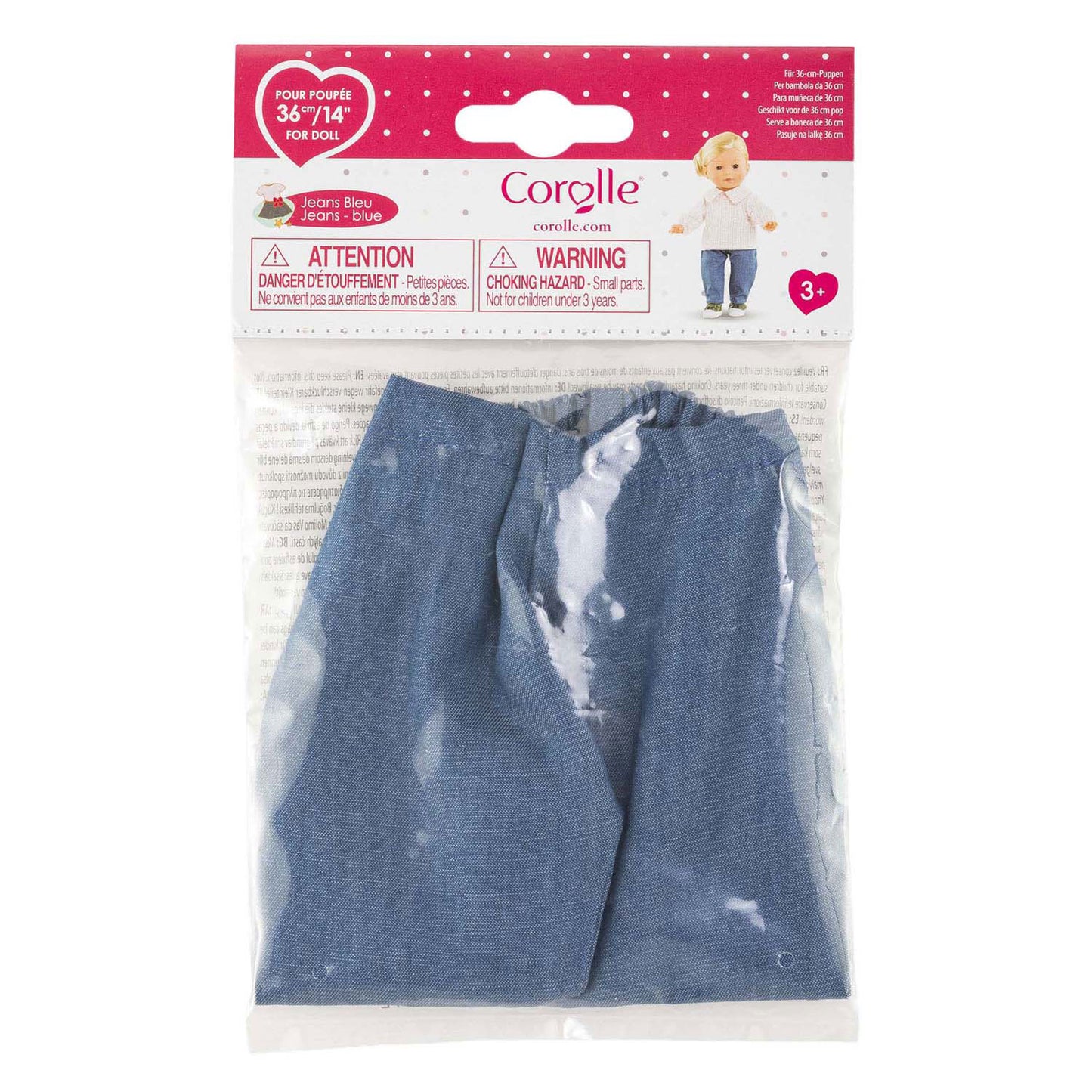 Corolle Ma blauwe poppen jeans - 36cm