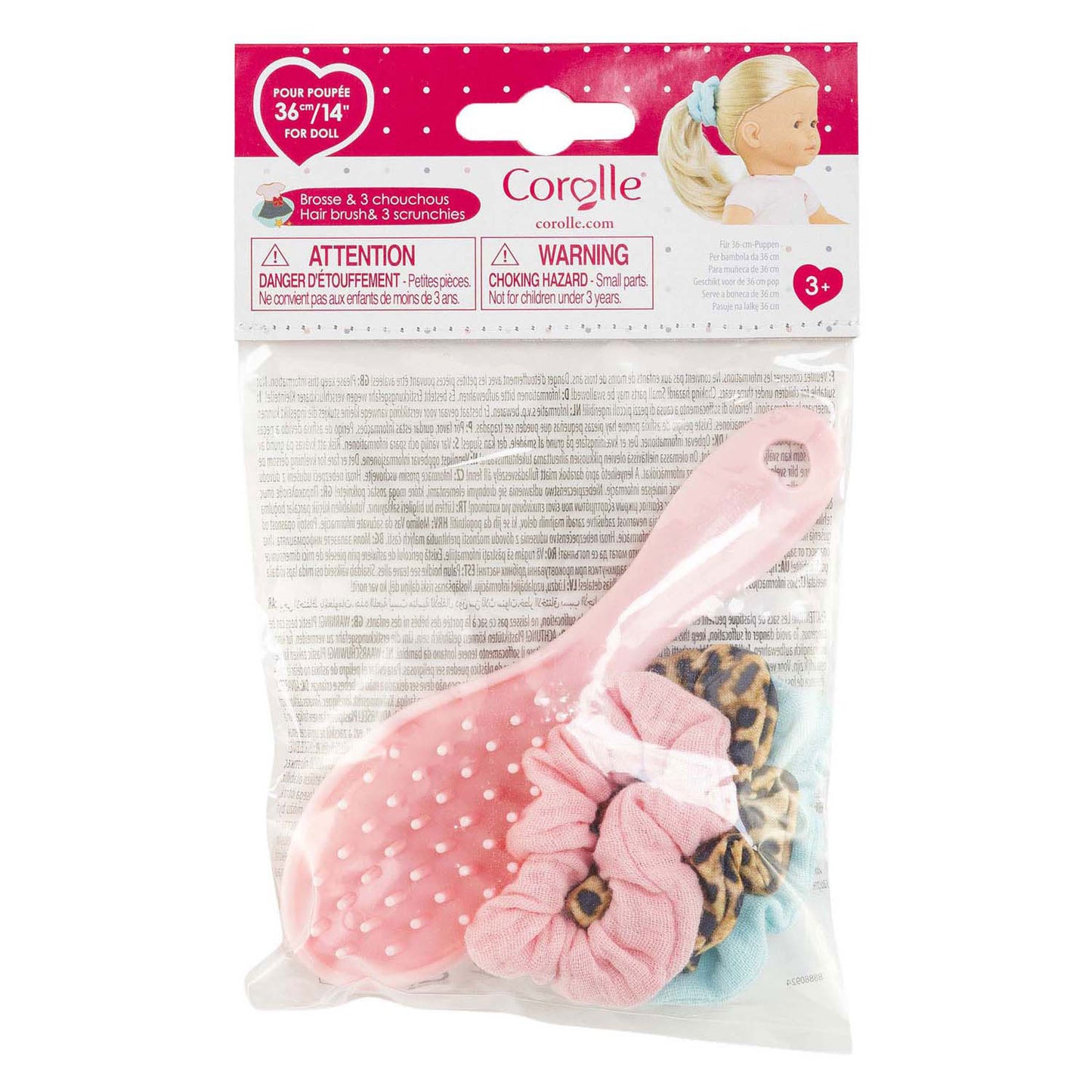 Corolle Ma set borstel en 3 haarbandjes - 36cm