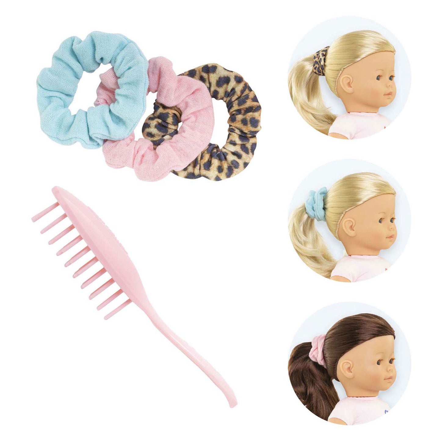 Corolle Ma set borstel en 3 haarbandjes - 36cm