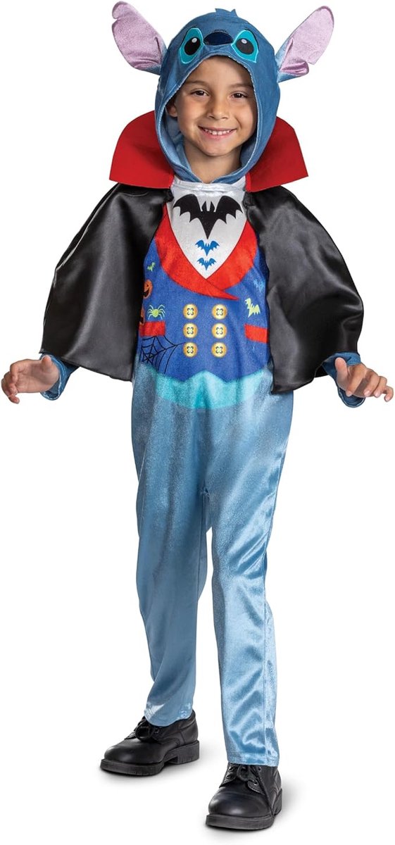 Disguise Disney lilo stitch classic vampire kostuum blauw 5-6 years