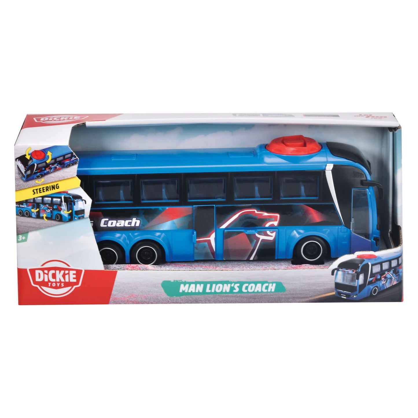 Dickie man lion's coah bus