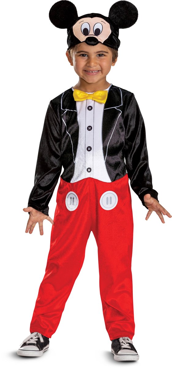Disguise Disney mickey classic kinderkostuum xs (3-4 jaar)
