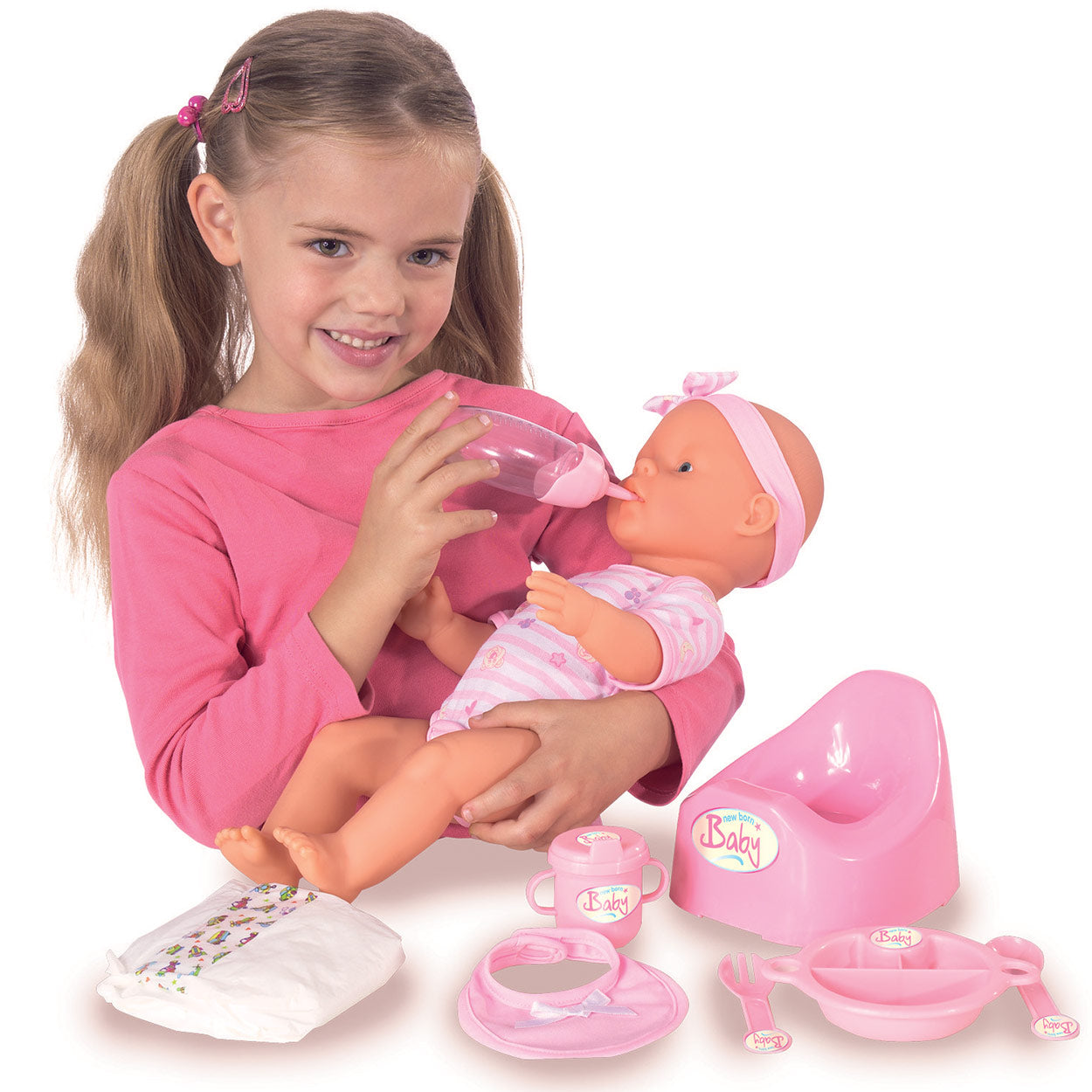 Simba New born baby drink- en plaspop, 8dlg.