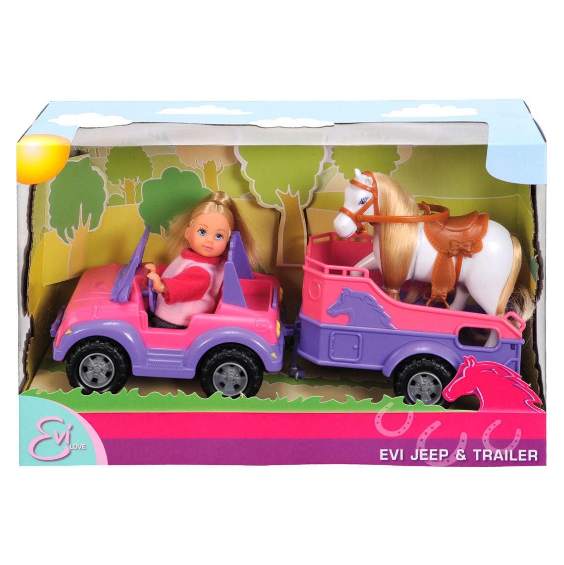 Simba Evi love horse trailer