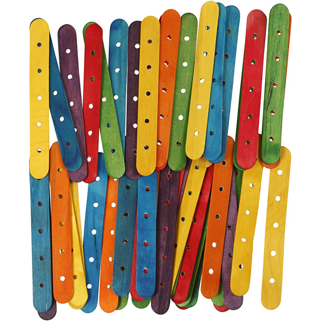 Creativ Company Https: www.cchobby.nl constructiestokjes-l-15-cm-b-1-8-cm-gatgrootte-4-mm-diverse-kleuren-500-div-1-doos