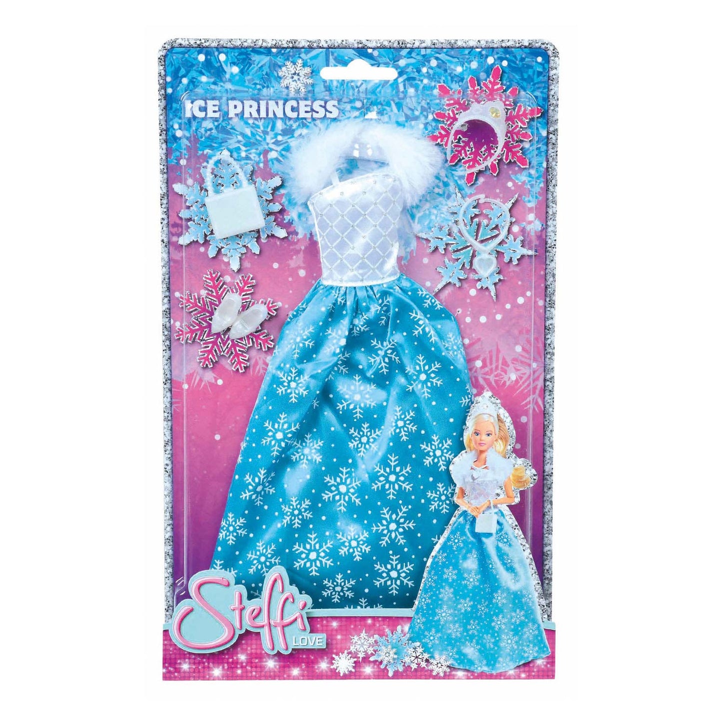 Steffi Love poppenjurk prinses met accessoires - prinsessenspeelgoed.