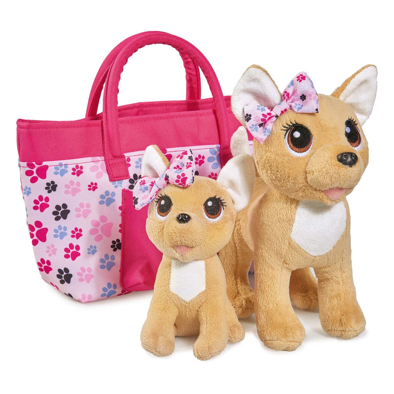 Simba Chi chi love happy family knuffelhond in tas