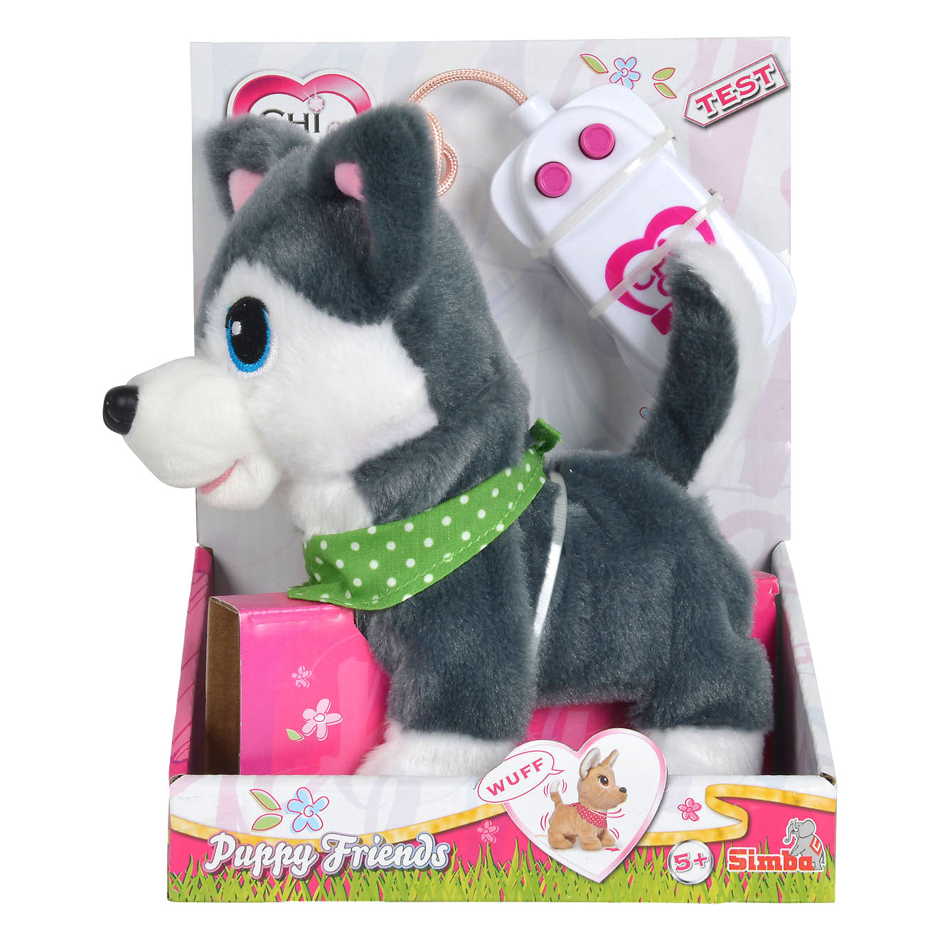 Simba Chi chi love puppy friends lopen met afstandsbediening