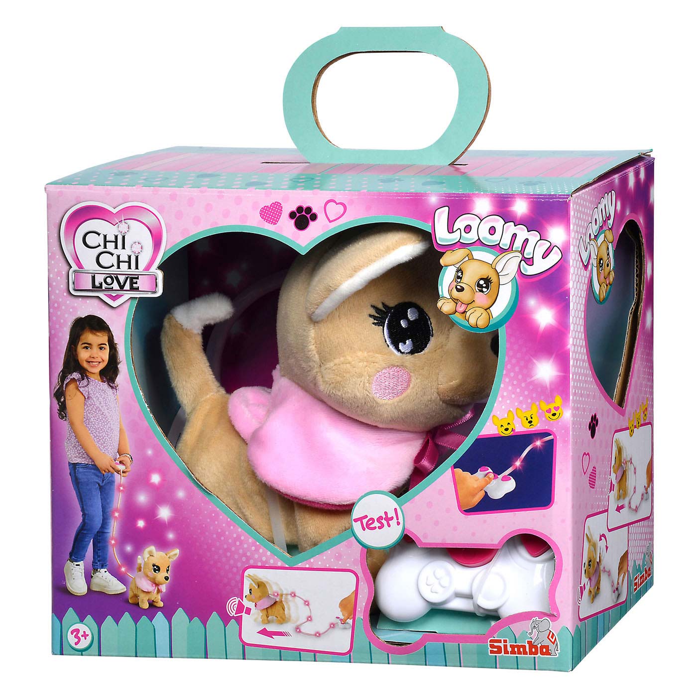 Simba Chi chi love loomy hond lopen met afstandsbediening