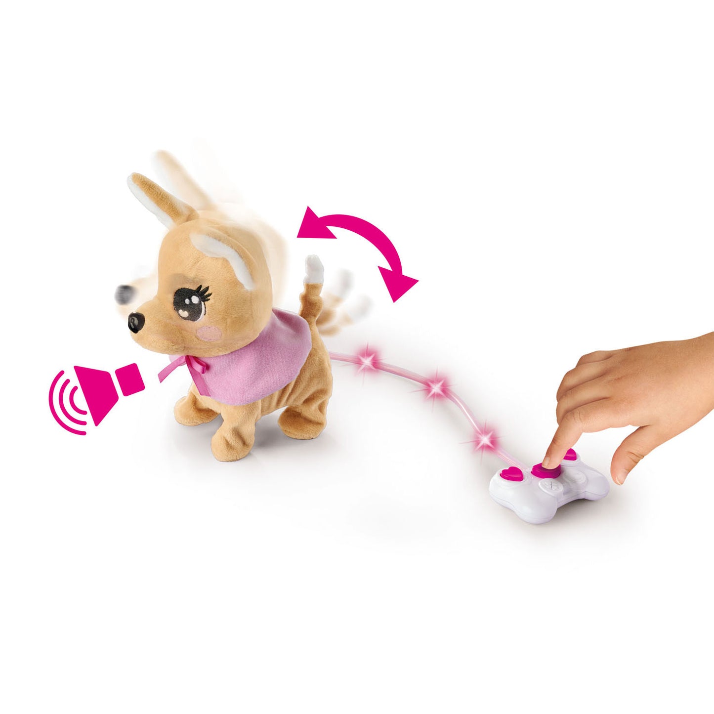 Simba Chi chi love loomy hond lopen met afstandsbediening
