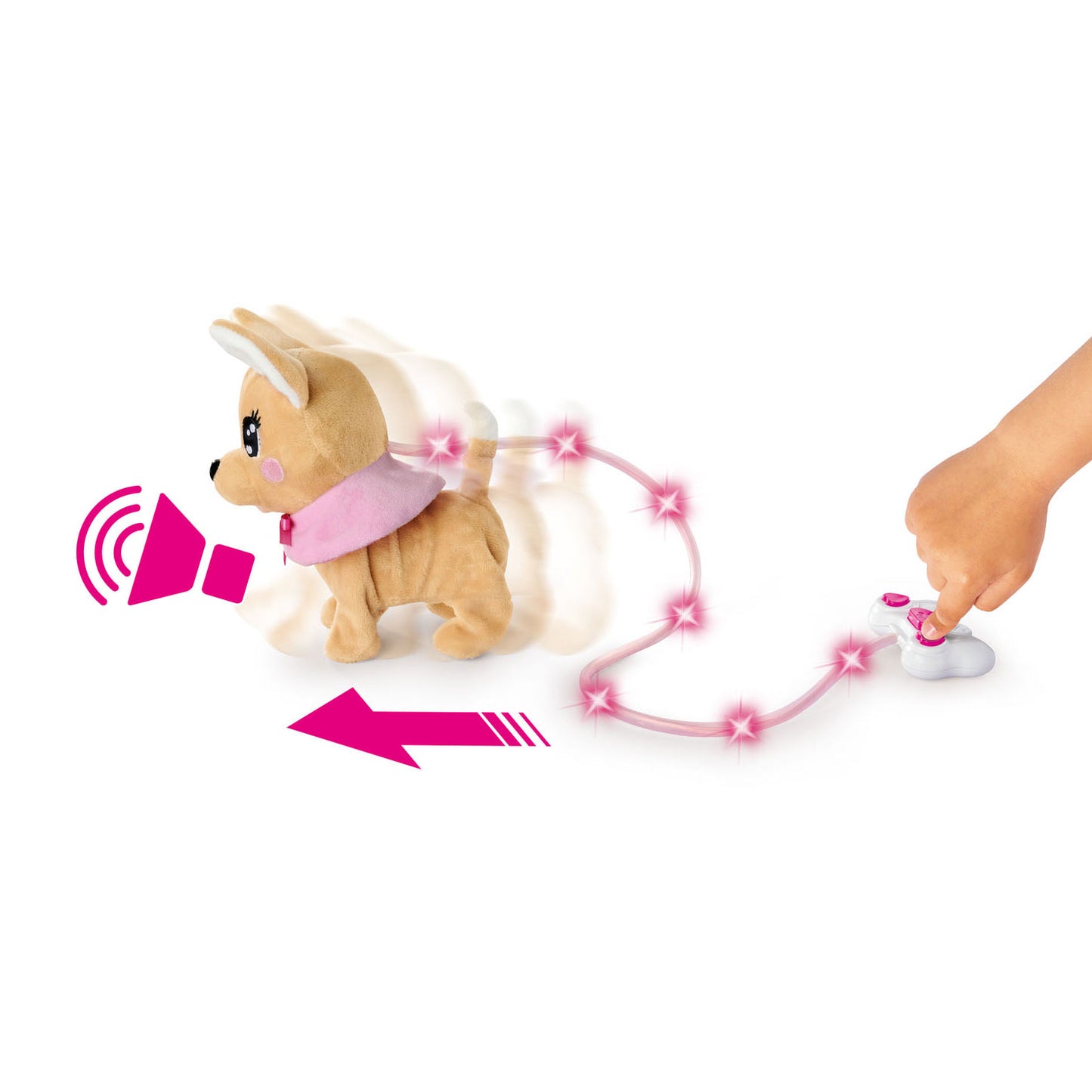 Simba Chi chi love loomy hond lopen met afstandsbediening