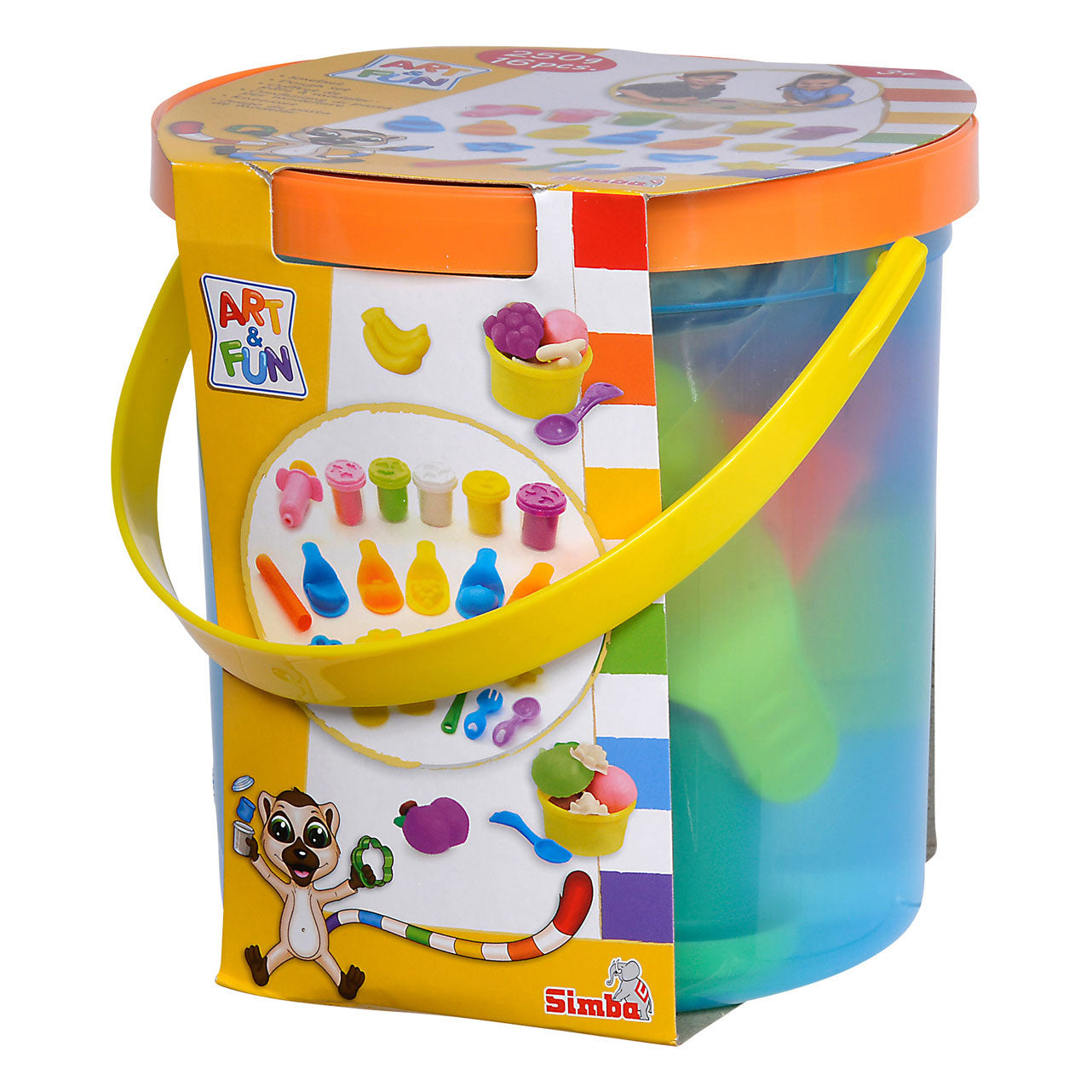 Simba Art fun fruitmand kleiset - 5 kleipotjes