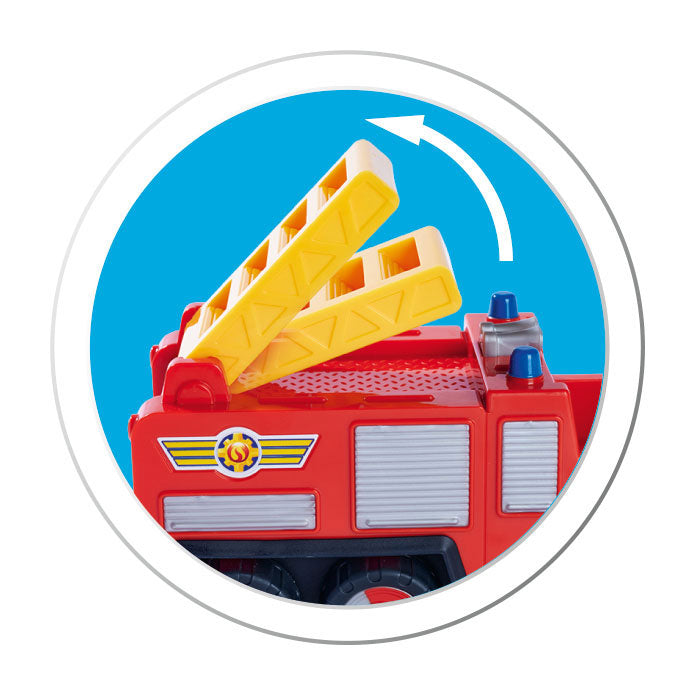 Simba Brandweerman sam jupiter brandweerauto met sam figuur