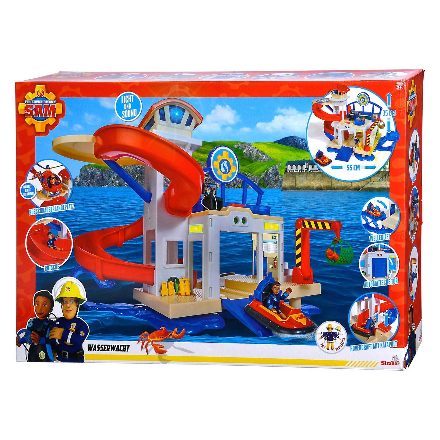 Simba Brandweerman sam ocean rescue station