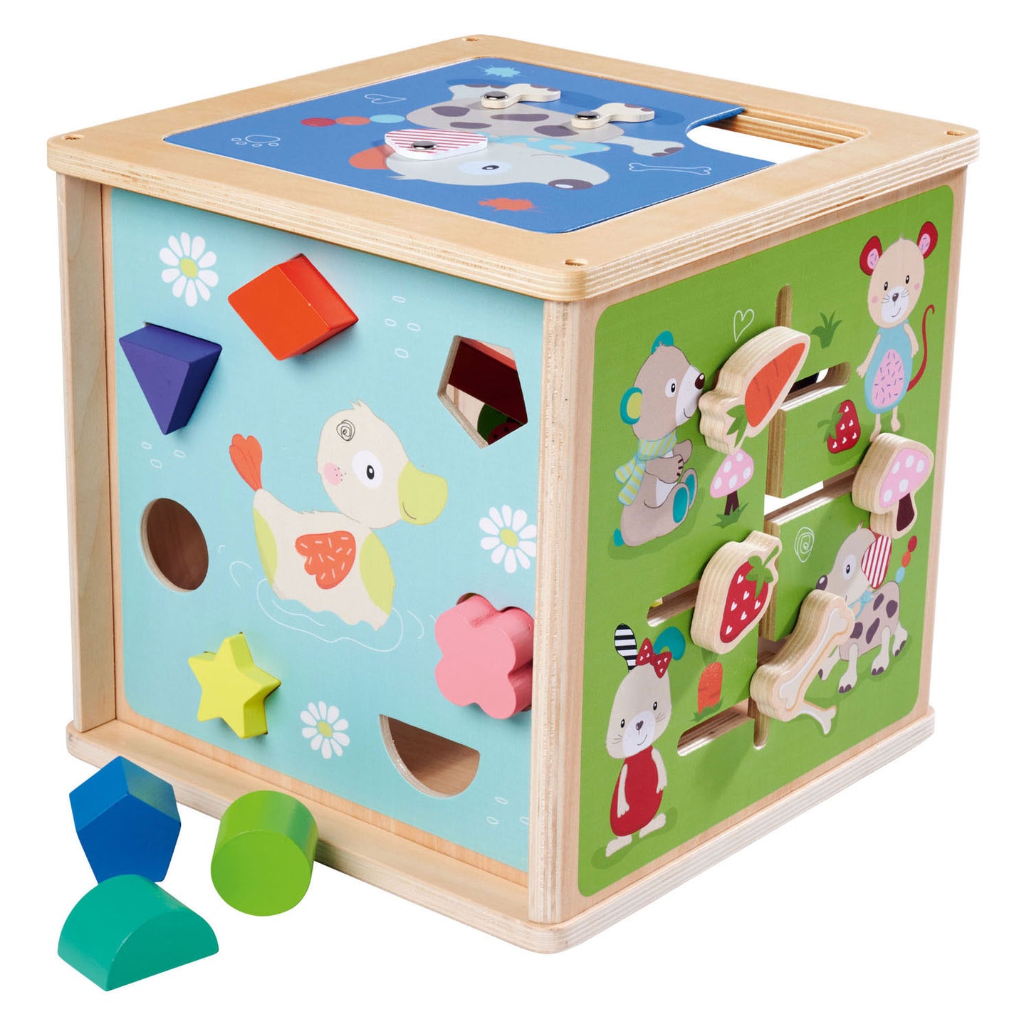 Simba Eichhorn houten activiteitenbox met vormen