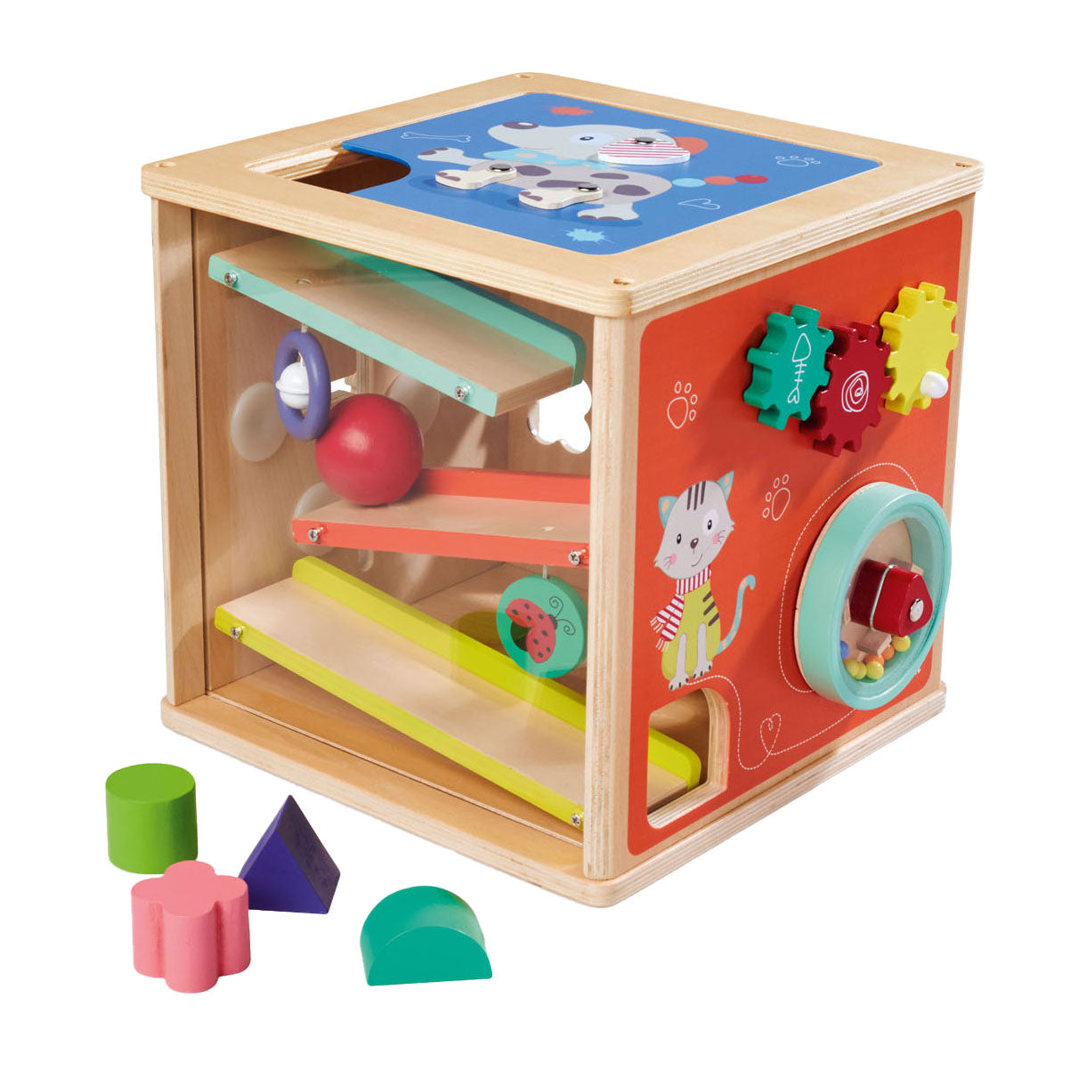 Simba Eichhorn houten activiteitenbox met vormen