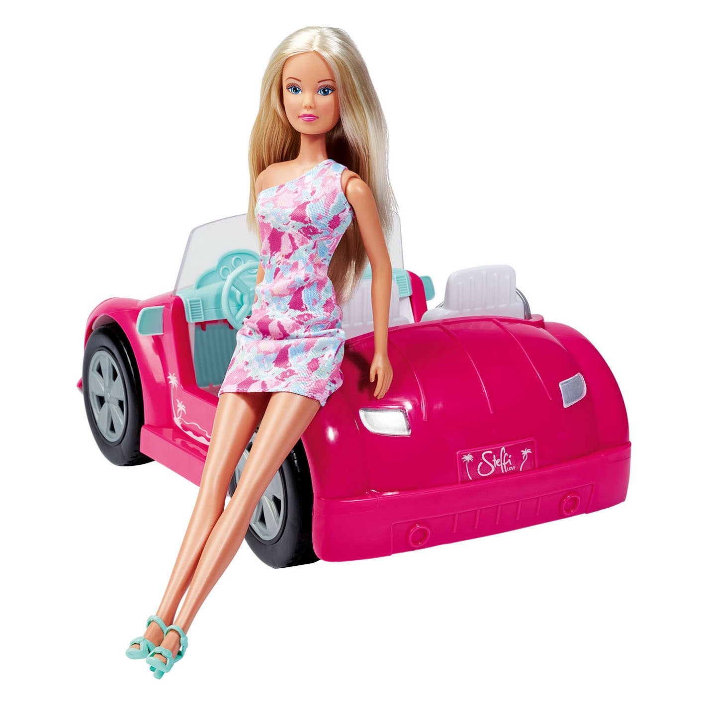 Steffi Love modepop met cabrio