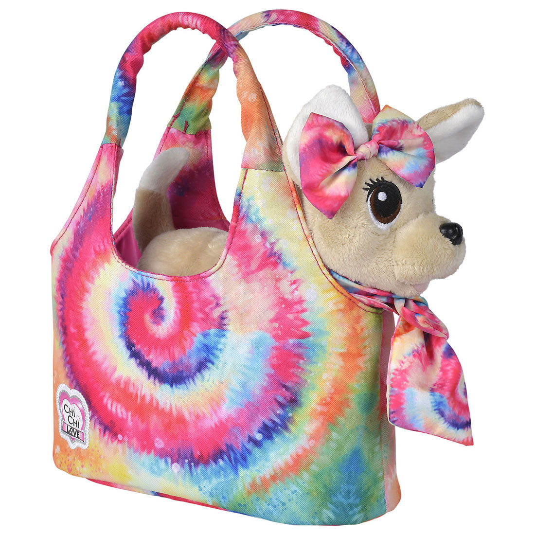 Simba Chi chi love puppy knuffel in tas batik style