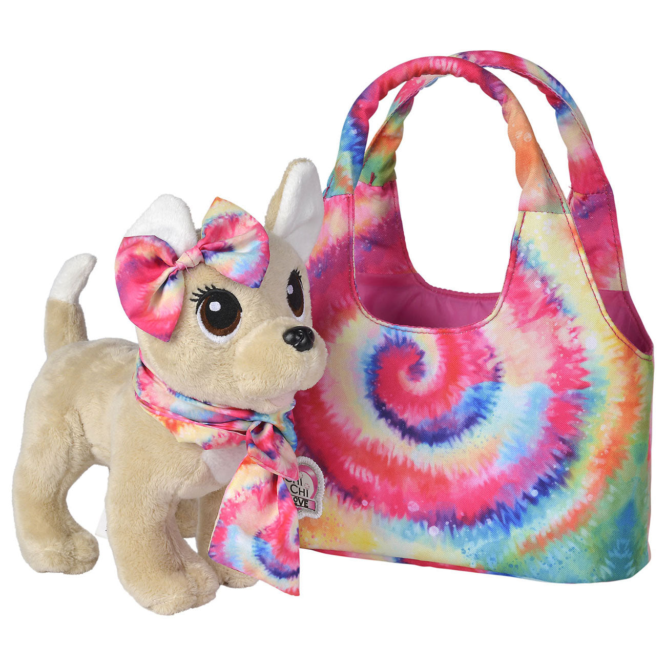 Simba Chi chi love puppy knuffel in tas batik style
