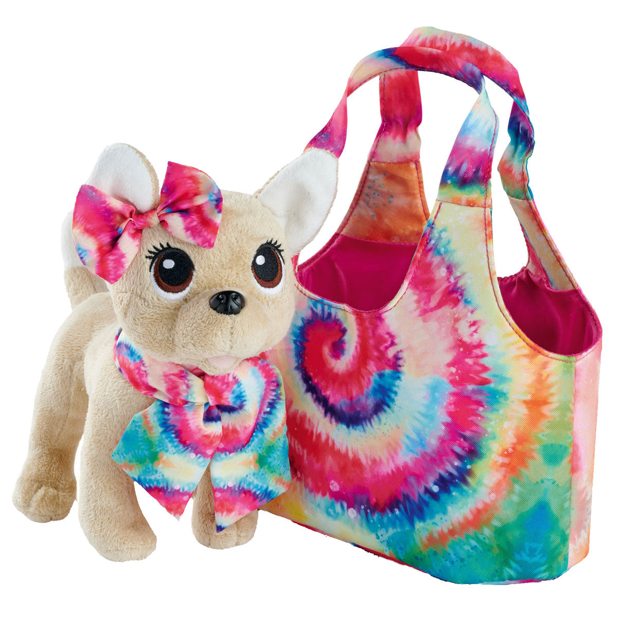 Simba Chi chi love puppy knuffel in tas batik style