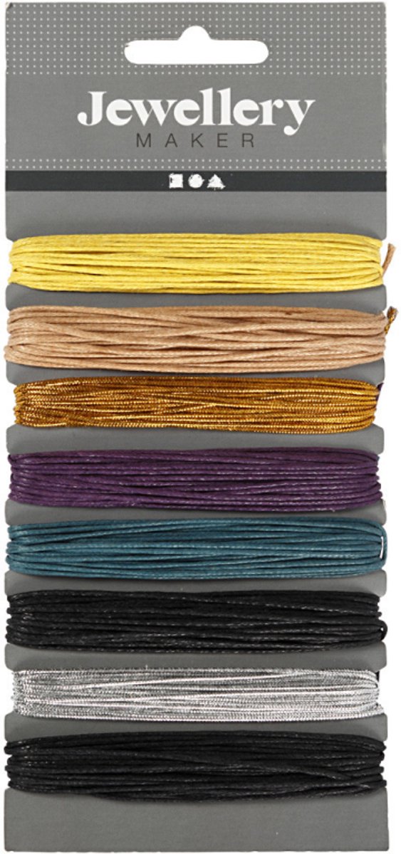 Creativ Company Katoenkoord diverse kleuren, 8x5m