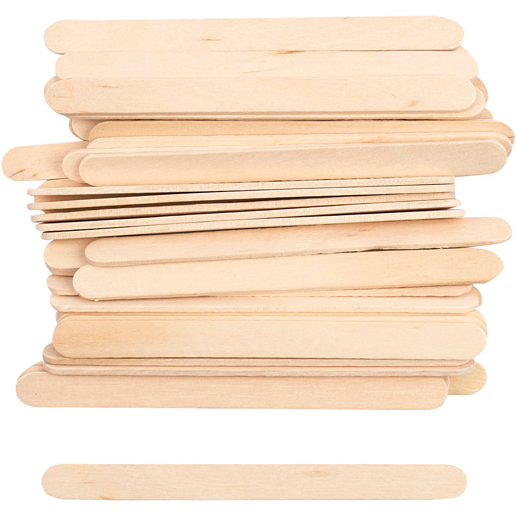 Creativ Company Https: www.cchobby.nl ijslollystokjes-l-11-5-cm-b-10-mm-naturel-30-stuk-1-doos