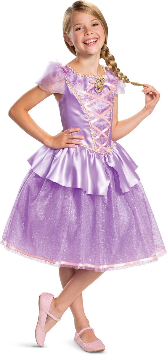 Disguise Rapunzel deluxe kostuum m (7-8)
