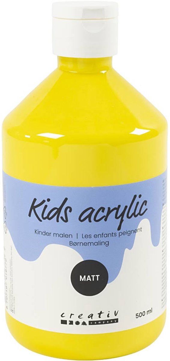 A-Color acrylverf, 500 ml, primair geel