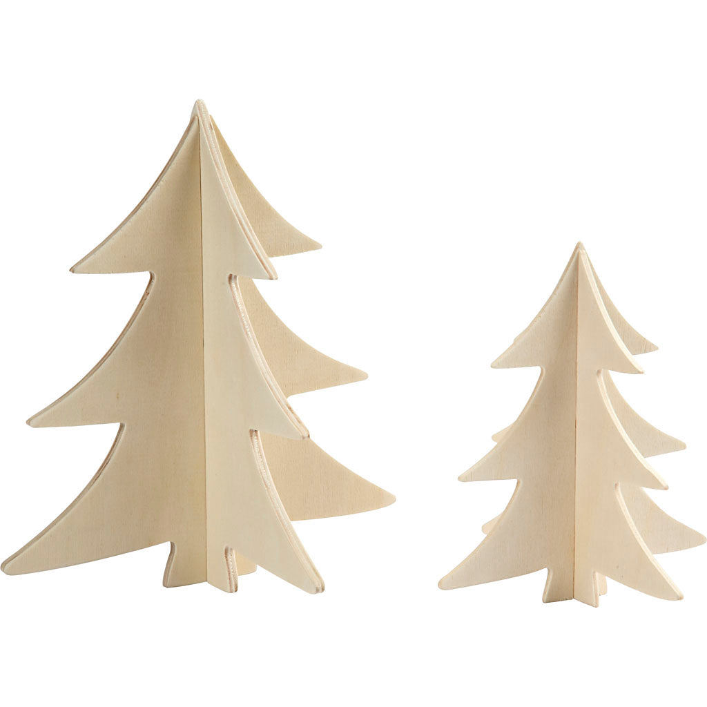 Creativ Company Https: www.cchobby.nl kerstbomen-h-13-18-cm-2-stuk-1-doos