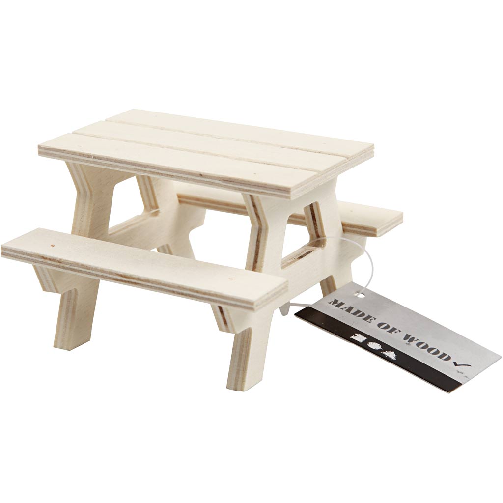 Creativ Company Https: www.cchobby.nl picknickbank-h-5-5-cm-l-8-cm-b-8-cm-1-stuk