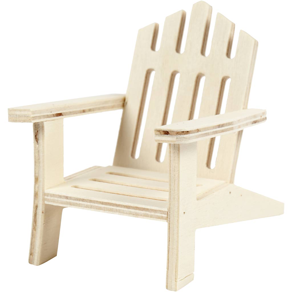 Creativ Company Https: www.cchobby.nl tuinstoel-h-9-cm-d-9-cm-b-7-5-cm-1-stuk