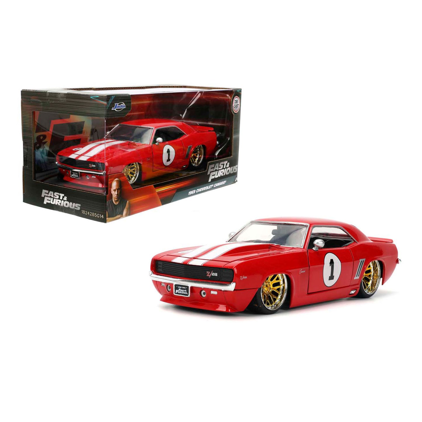 JADA fast furious 1969 chevrolet camaro 1:24