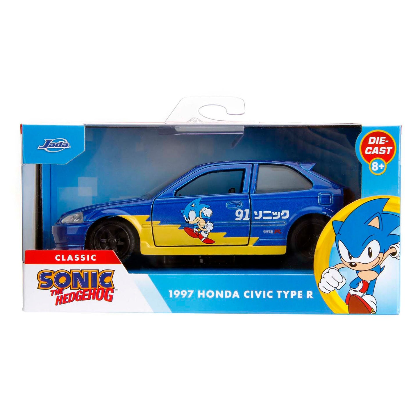 Jada Toys Jada sonic 1997 honda civic type-r 1:33