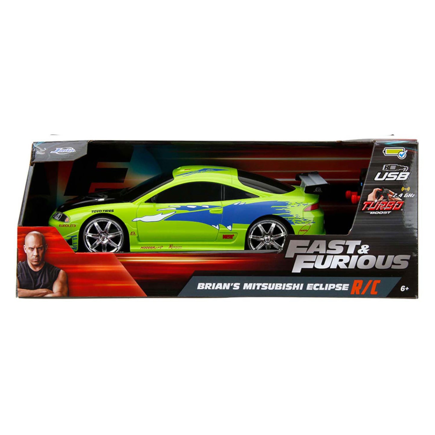 JADA fast furious rc 1995 mitsubishi 1:16