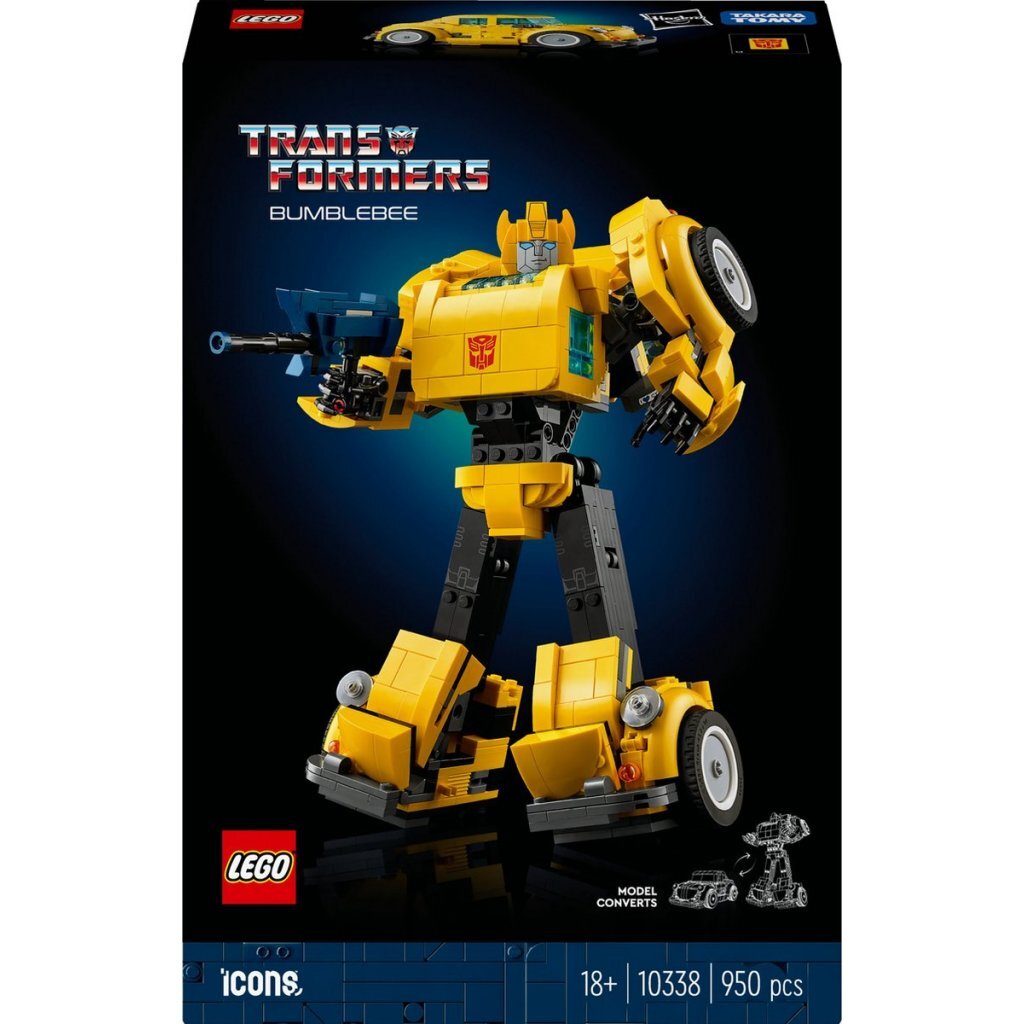 LEGO icons 10338 transformers bumblebee