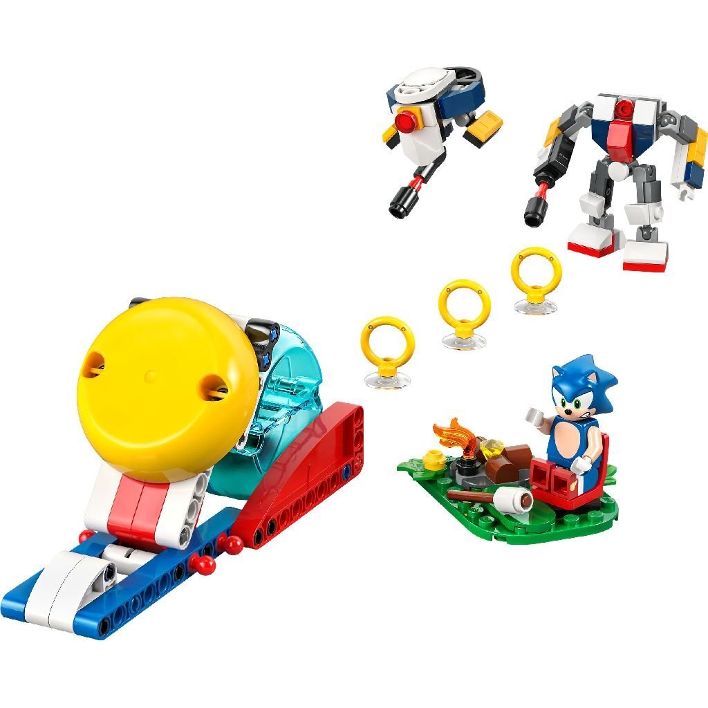 LEGO sonic the hedgehog 77001 sonics krachtmeting bij het kampvuur