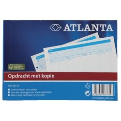Opdrachtblok A5435-010 2voud genummerd