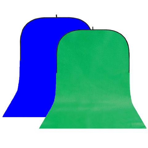 StudioKing background board bbt-10-07 groen blauw 400x150 cm
