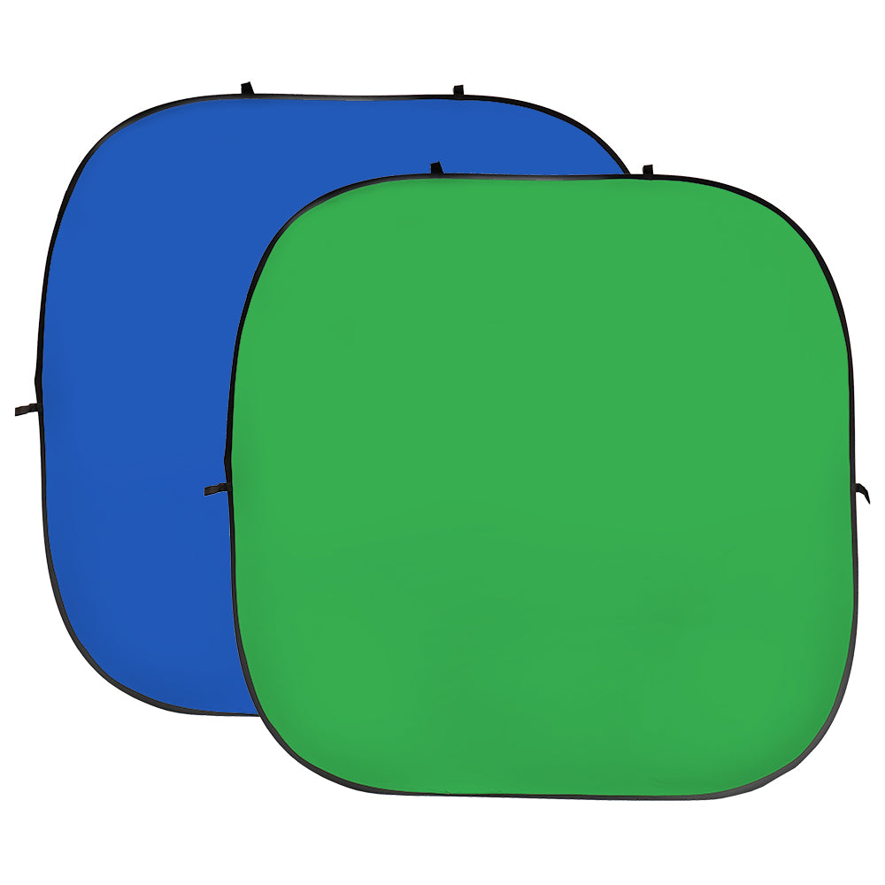 StudioKing background board groen blauw 240x240 cm