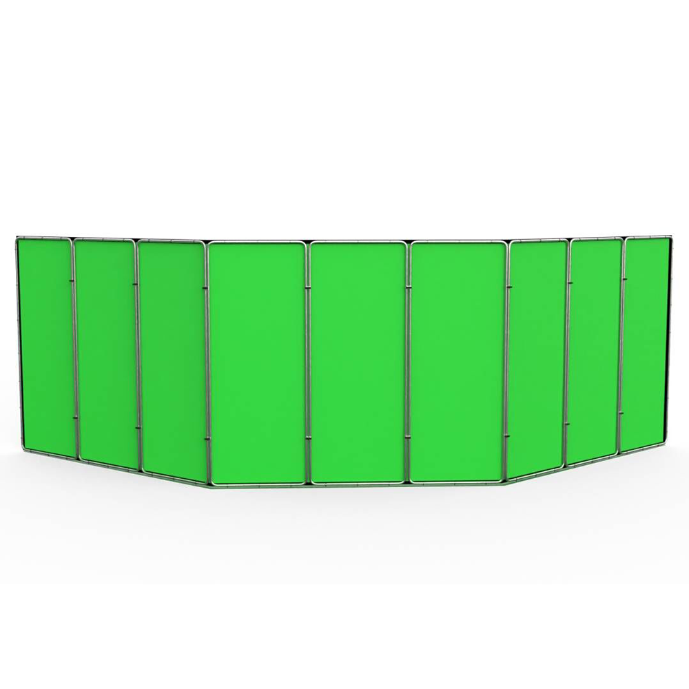 StudioKing panoramische achtergrond green screen fsf-240900pt 240x900cm