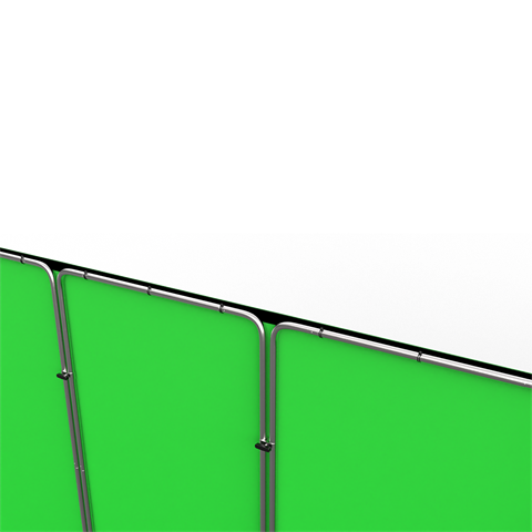 StudioKing panoramische achtergrond green screen fsf-240900pt 240x900cm