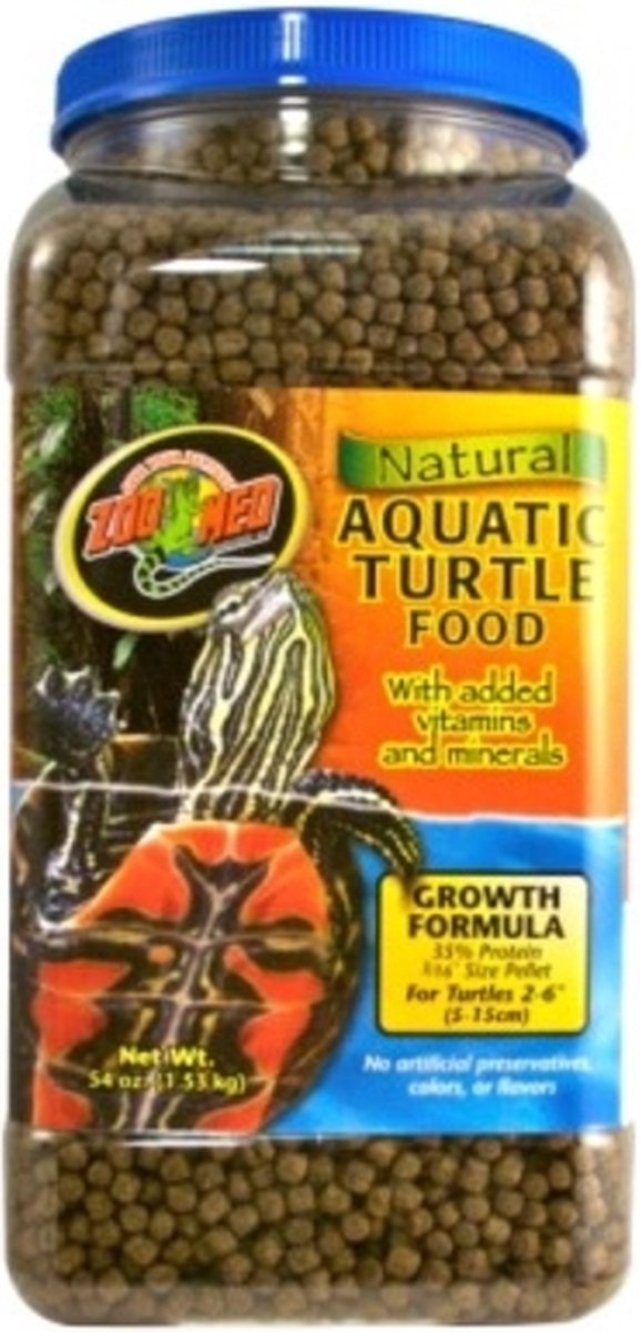 ZooMed Zoo med natural aquatic turtle food growth - schildpaddenvoer - 1,53kg