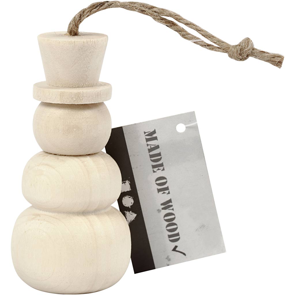 Creativ Company Https: www.cchobby.nl sneeuwpop-h-7-8-cm-d-3-3-cm-1-stuk