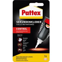 Secondelijm Pattex Matic 3gr zwart