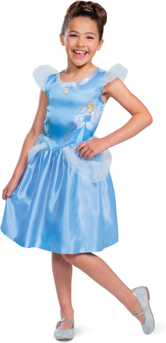 Disguise Disney prinses - cinderella, assepoester , maat xs (3t-4t jaar), meisjes