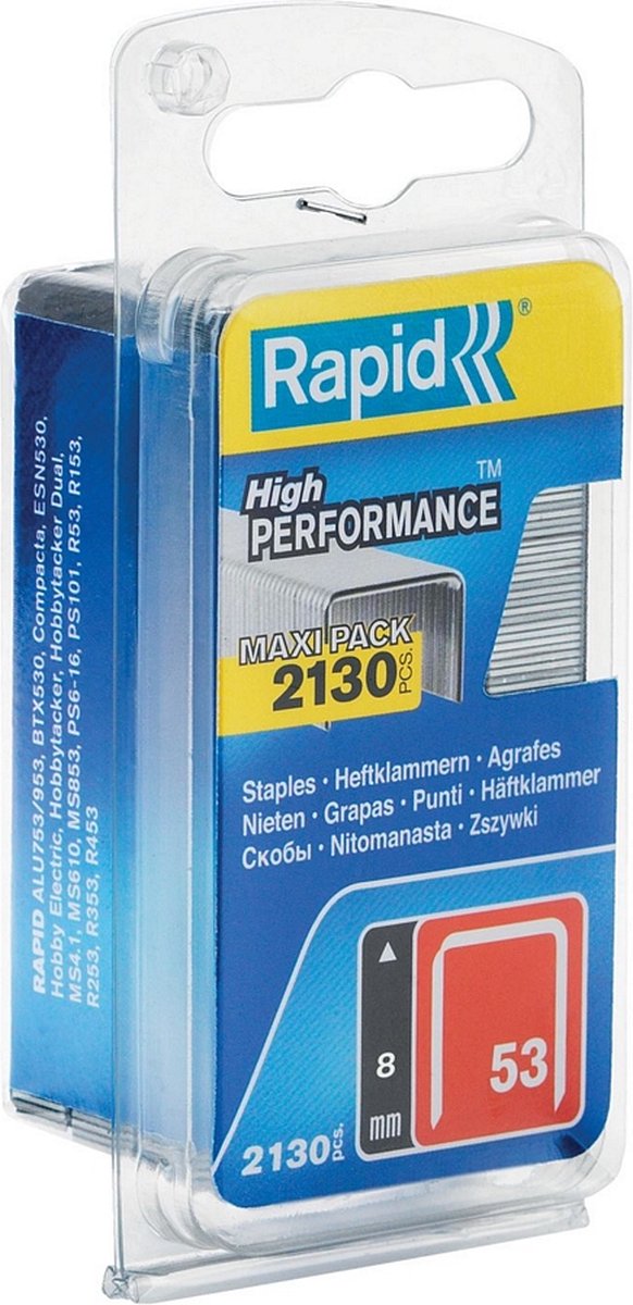 Rapid Nieten 53 8 mm gegalvaniseerd 2.130 st., box