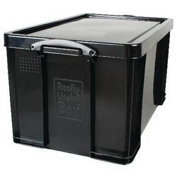 Opbergbox Really Useful Boxes 84 L Zwart