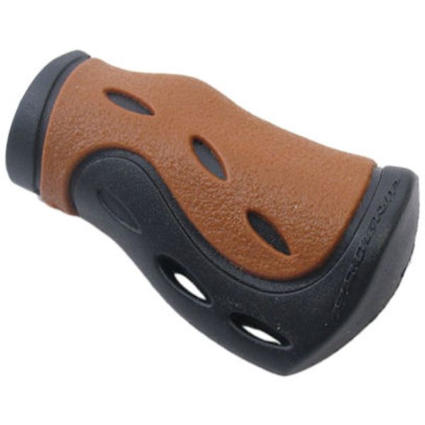 Pro Grip Handvat ergonomisch-gel kort-model zwart bruin (per stuk)
